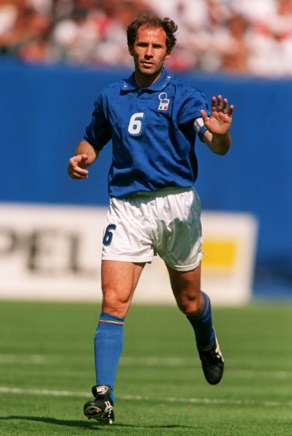 Franco Baresi, Italian soccer player.