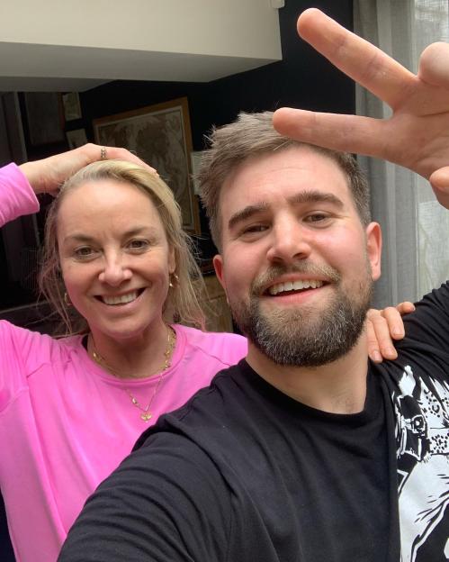 Photo of Tamzin Outhwaite and Tom Child.