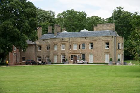 Horseheath Lodge in Linton, Cambridgeshire, where a rock festival was cancelled.