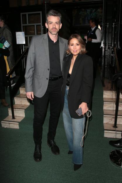 LONDON, ENGLAND - APRIL 25: Rachel Stevens and Brendyn Hatfield seen attending the Gala Night performance of "Wicked" at the Apollo Victoria Theatre on April 25, 2024 in London, England. (Photo by Ricky Vigil M / Justin E Palmer/GC Images)
