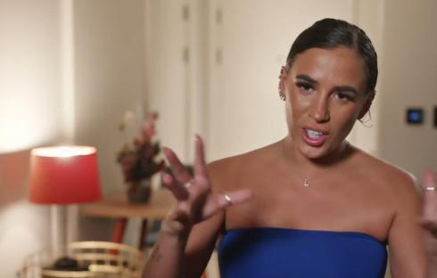 Lacey from MAFS UK reacting.