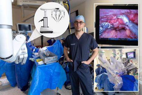 Inside the million-pound machine that will soon be performing keyhole surgery on Brits
