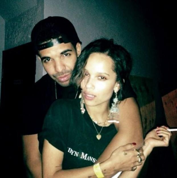 Drake and Zoe Kravitz.