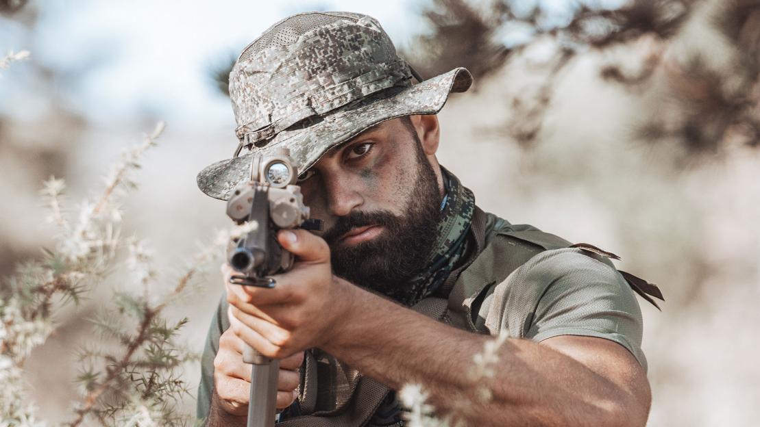 Man City star Josko Gvardiol looks completely unrecognisable dressed as soldier as he completes ‘real commando mission’