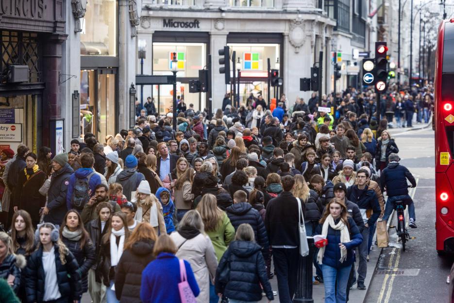 England and Wales population surges by 703,000 in a year as migration drives second-biggest rise in 75 years