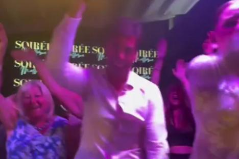 Disgraced James Argent shamelessly dances at gig as ‘the show goes on’ after attacking girlfriend