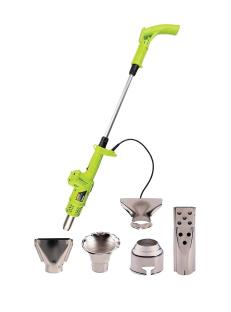 Electric weed burner with four attachments.