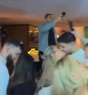 Molly Mae Hague kissing Tommy Fury.