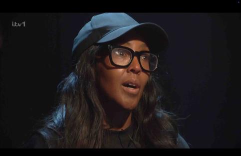 Angellica Bell voting in Celebrity Big Brother.