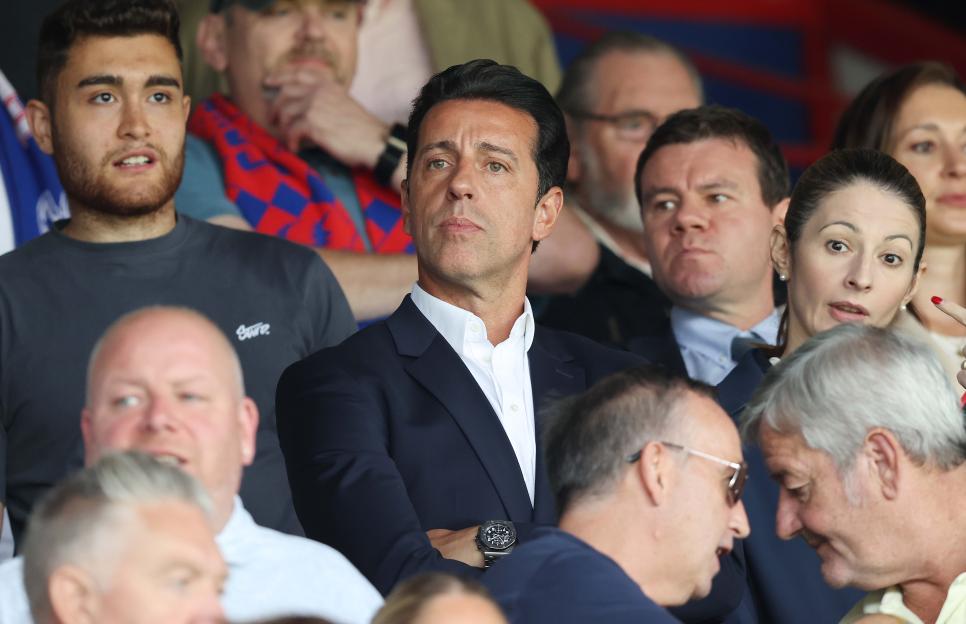 Edu Gaspar, Global Head of Football for Nottingham Forest, watching a Premier League match.