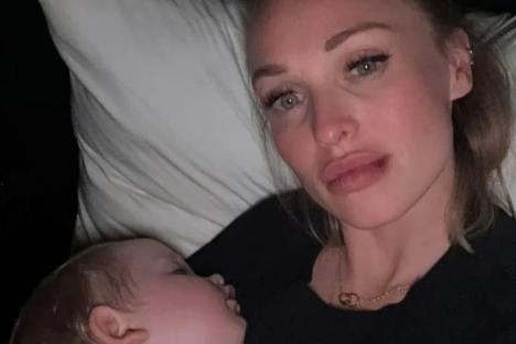 Teary-eyed Jorgie Porter calls bedtime with baby son ‘living hell’ after kicking and screaming tantrum