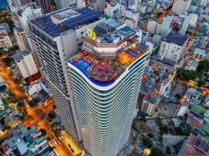 Aerial view of Regalia Gold Hotel.
