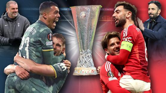 Strugglers Man Utd and Tottenham set up sizzling all-English Europa League final as Prem in never-before-seen scenario