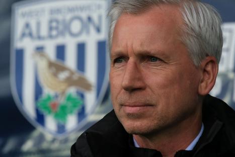 Headshot of Alan Pardew, manager of West Bromwich Albion.