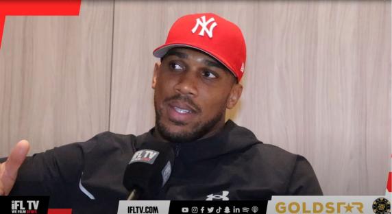 Anthony Joshua in an interview.
