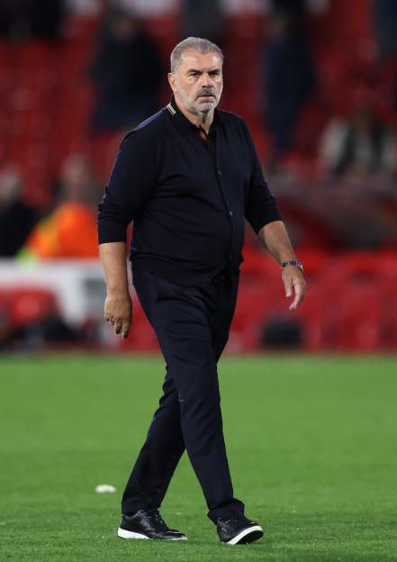Nottingham Forest manager Ange Postecoglou looking dejected after a match.