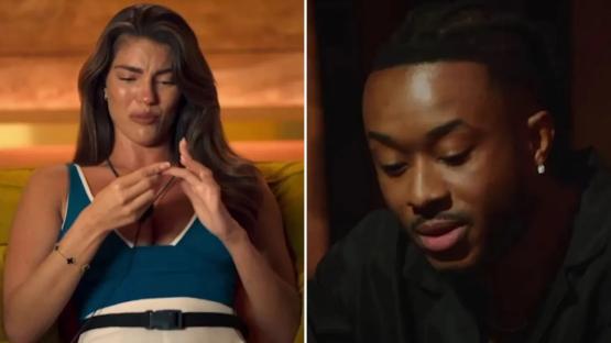Watch the shock moment Love Island’s Biggs admits to CHEATING on Rebecca – leaving her in tears on Amanda Holden’s show