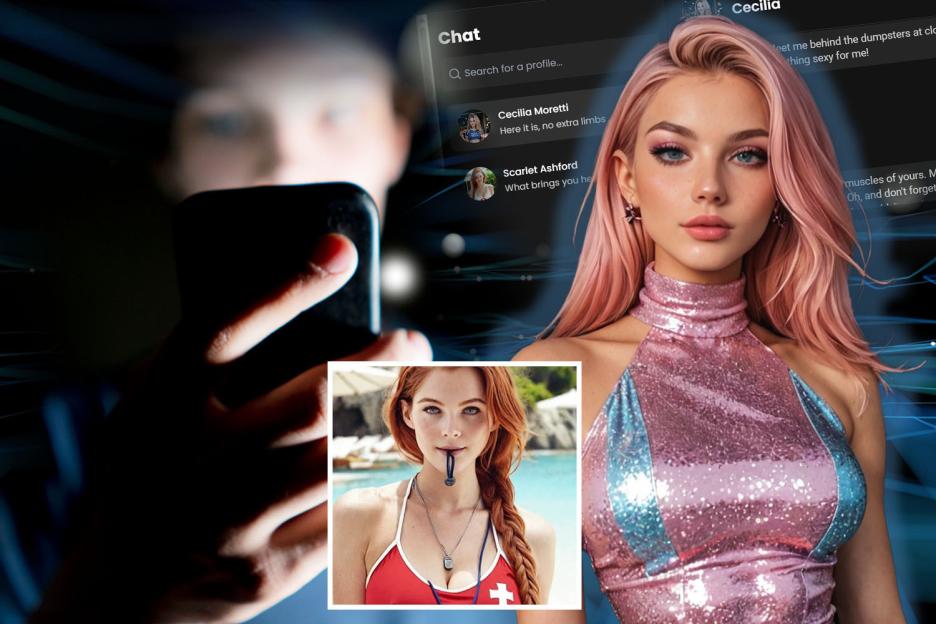 I delved into sick world of AI sexbots selling 10p ‘nudes’ to underage teens…But here’s what made me scared for our kids