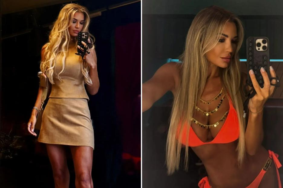Christine McGuinness shows off endless pins in miniskirt after joining adult subscription site