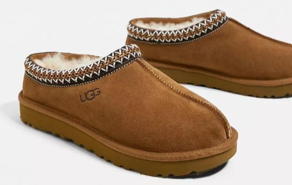 UGG chestnut Tasman slippers.