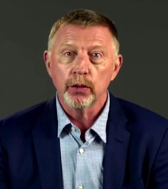 Boris Becker in a television interview.