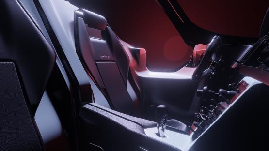 Artist's impression of the AirCar's interior.