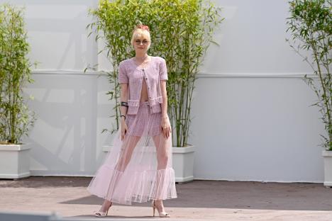 Kristen Stewart at the Cannes Film Festival photocall.