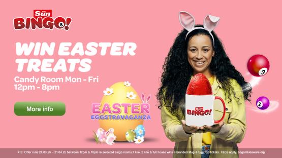 Sun Bingo’s special Easter games have exclusive prizes to be won