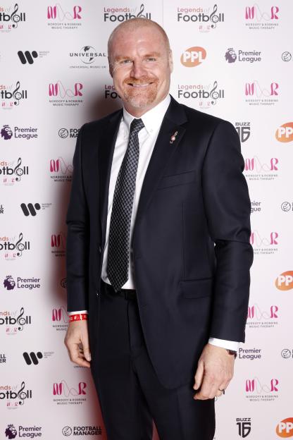 Sean Dyche at Nordoff Robbins' Legends of Football event.