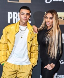 KSI vs FaZe Temperrr MF Cruiserweight Title Fight - Celebrity Arrivals Caption: Celebrities seen attending the KSI vs FaZe Temperrr MF Cruiserweight Title Fight at OVO Wembley Arena in London. 14 Jan 2023 Pictured: Junior Andre, Katie Price. Photo credit: MEGA TheMegaAgency.com +1 888 505 6342