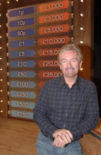Noel Edmonds on the set of Deal or No Deal.