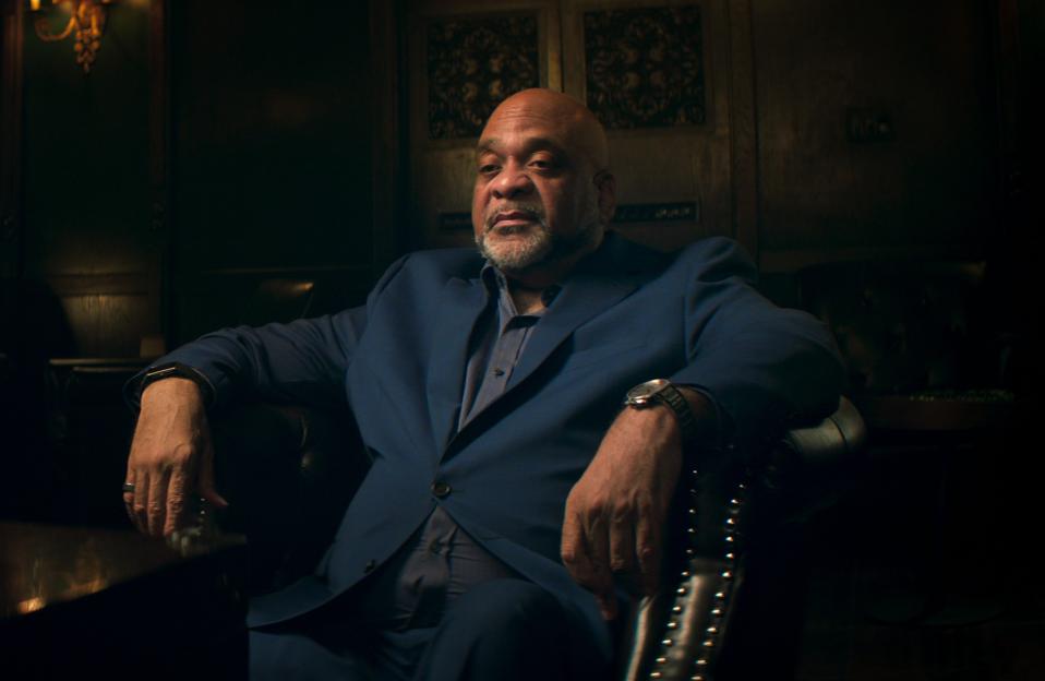 Eddie Johnson in a scene from the Netflix documentary *The Truth About Jussie Smollett*.