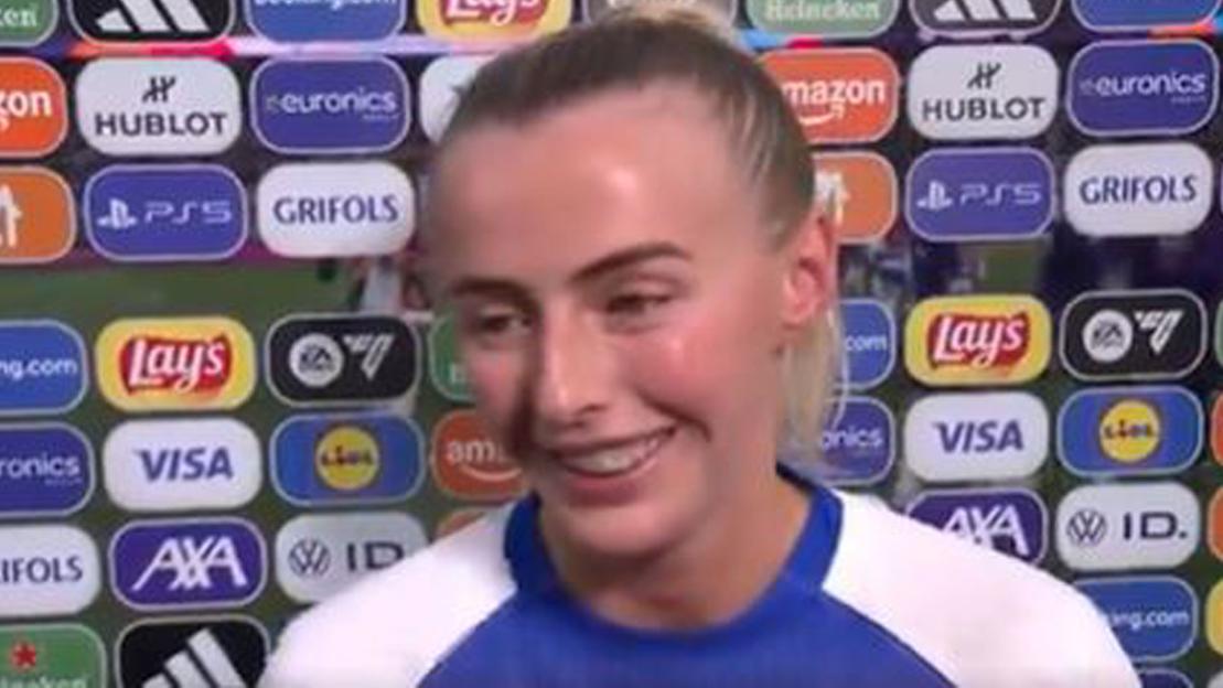 ITV forced to cut off England hero Chloe Kelly mid-interview moments after her penalty won Euro 2025