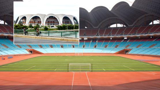 World’s biggest stadium that dwarfs Wembley left to rust after hosting huge wrestling show with 350,000 fans