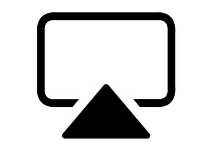 Airplay icon.