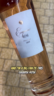 A bottle of Exquisite Rosé Prestige 2023 wine.
