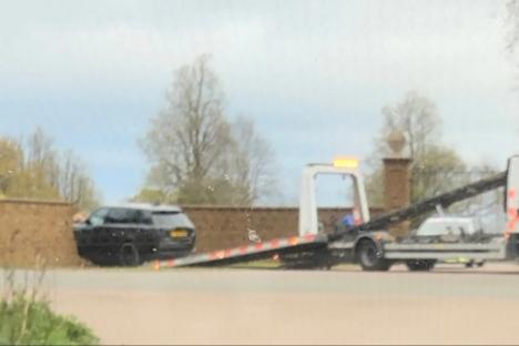 Range Rover ploughs into wall next to David Beckham’s £12m Cotswolds mansion in ‘almighty crash’ – as man, 31, arrested
