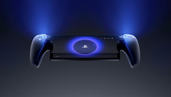 PlayStation Portal handheld gaming device.