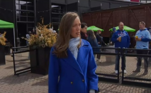 Moment TV reporter is left shocked by boy, 9, screaming abuse at her in front of his DAD in ‘alarming’ confrontation
