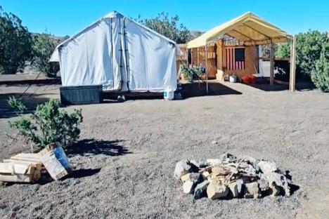 We were priced out of the housing market so decided to live in a tent – we have zero regrets & saved £26.9K in 18 months
