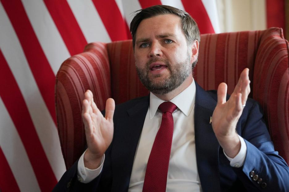 Britain must avoid ‘very dark path’ of silencing free speech, warns Trump’s No2 JD Vance as he meets with David Lammy
