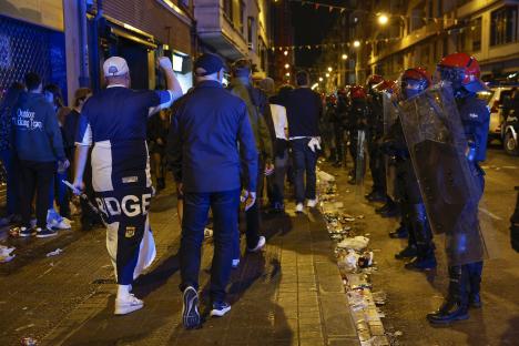 Just SEVEN arrests among 80k Bilbao Brits after Europa League final as Spurs fans partied & Red Devils drowned sorrows