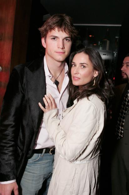 Ashton Kutcher and Demi Moore attend Tim