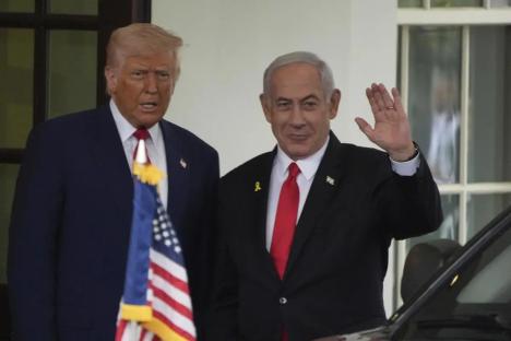 Trump hosts Israeli PM Netanyahu, urges end to Gaza war