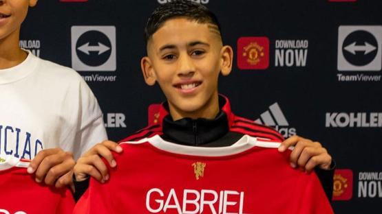 Man Utd starlet JJ Gabriel, 14, tipped to be club’s youngest player EVER and already has Nike boot deal