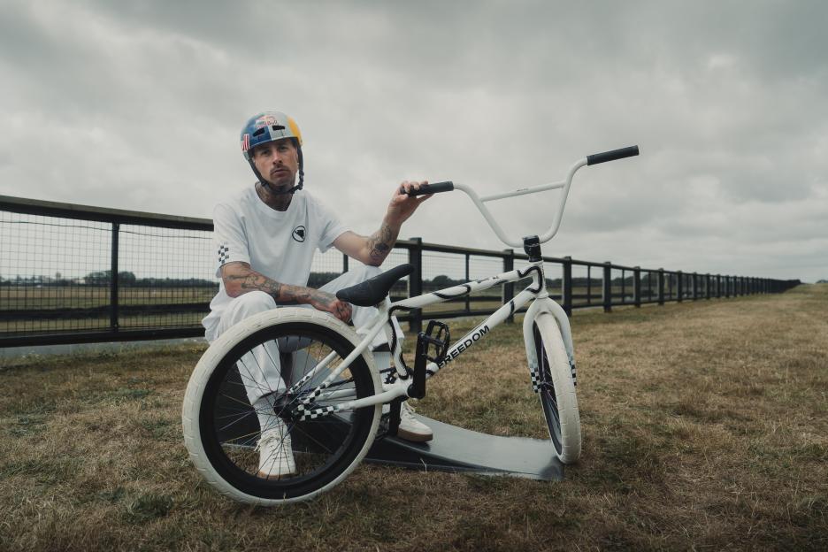Kriss Kyle seen during Can He Hop It at GoodWood Motor Circuit, Chichester on July 14, 2025. / Marcus Cole / Red Bull Content Pool / SI202508040477 / Usage for editorial use only /