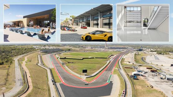 Stunning £950,000 apartment put up for sale at iconic race track with room for EIGHT cars… but no bedroom