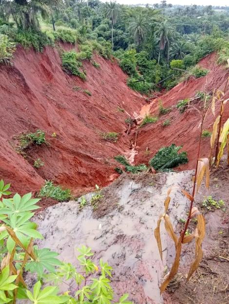 Indigenes beg Tinubu, Otti for help as erosion ravages Abia community