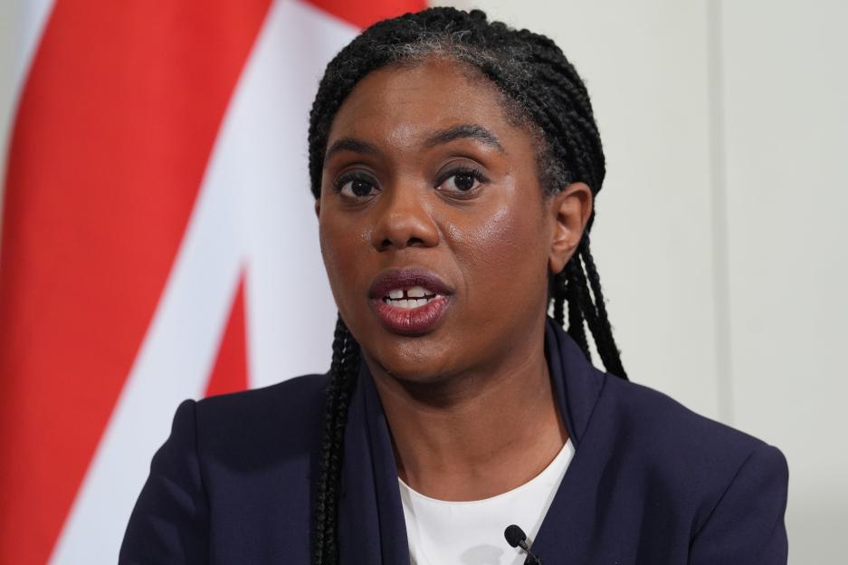 Kemi Badenoch, leader of the Conservative Party, speaking during a press conference at the Royal Institution of Chartered Surveyors in central London. Picture date: Tuesday June 17, 2025. Photo credit: Lucy North/PA Wire