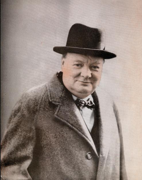 Winston Churchill, British Prime Minister and 1953 Nobel Prize winner for Literature.